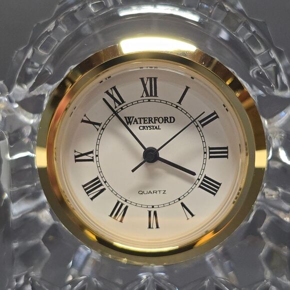 Waterford Crystal Bijou Carriage Mantle Desktop Clock Made in Ireland - Picture 2 of 8